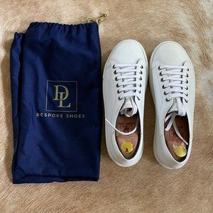 Men's White Leather Sneakers Never Worn 7